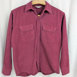 Men's Vintage Five Brother USA Made Chamois Crimson Flannel Large